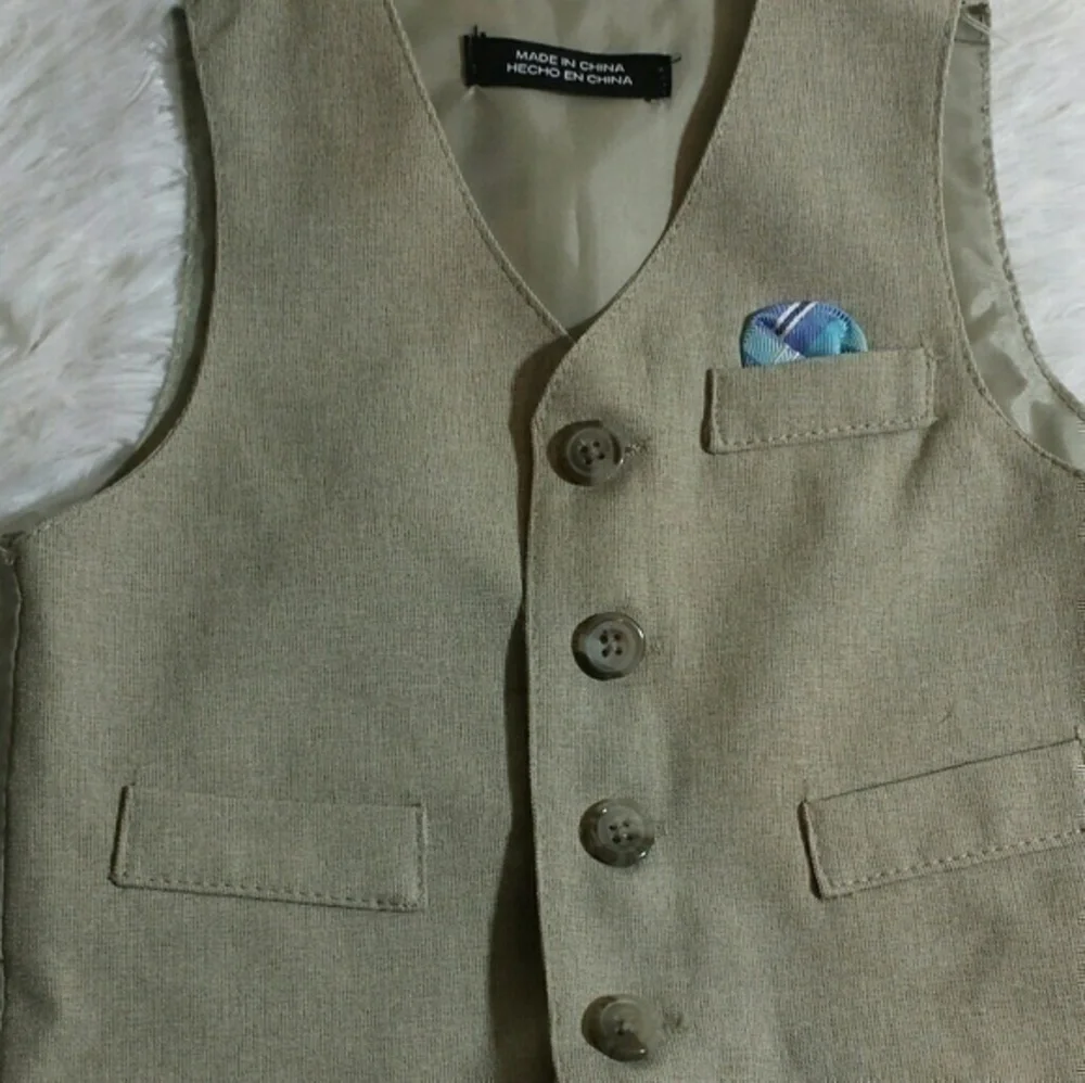 🛍Little Mr. Dressy Button Front Vest- Size 18 Mos